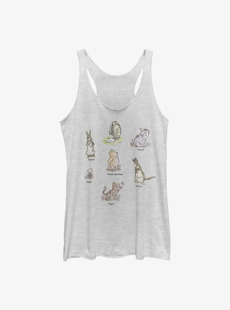 Disney Winnie The Pooh Poster Womens Tank Top