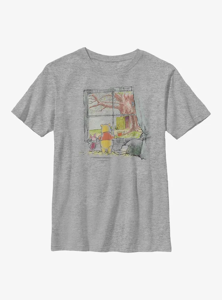 Disney Winnie The Pooh Window Youth T-Shirt