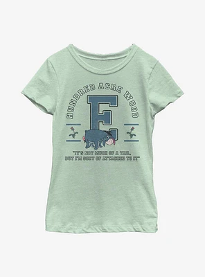 Disney Winnie The Pooh Eeyore Collegiate Youth Girls T-Shirt