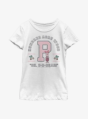 Disney Winnie The Pooh Piglet Collegiate Youth Girls T-Shirt