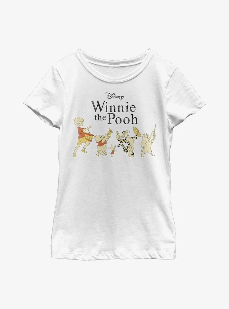 Disney Winnie The Pooh Parade Youth Girls T-Shirt