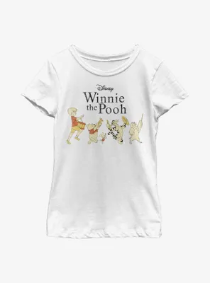 Disney Winnie The Pooh Parade Youth Girls T-Shirt