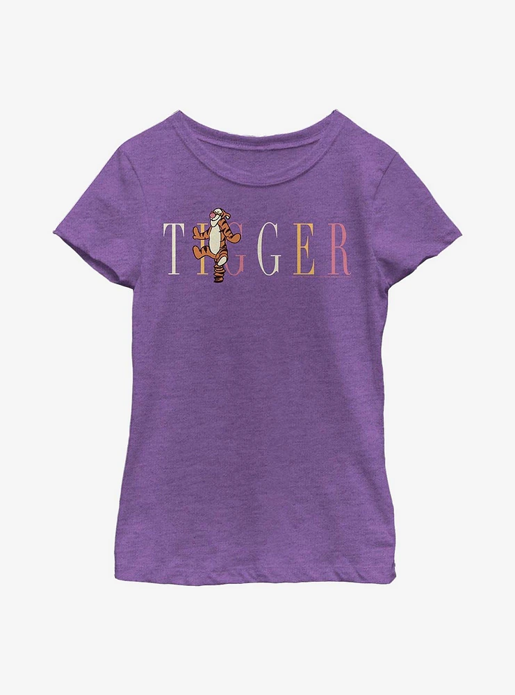 Disney Winnie The Pooh Tigger Fashion Youth Girls T-Shirt