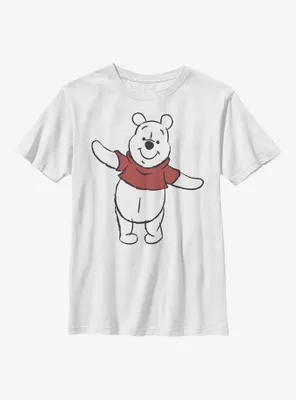 Disney Winnie The Pooh Basic Sketch Youth T-Shirt