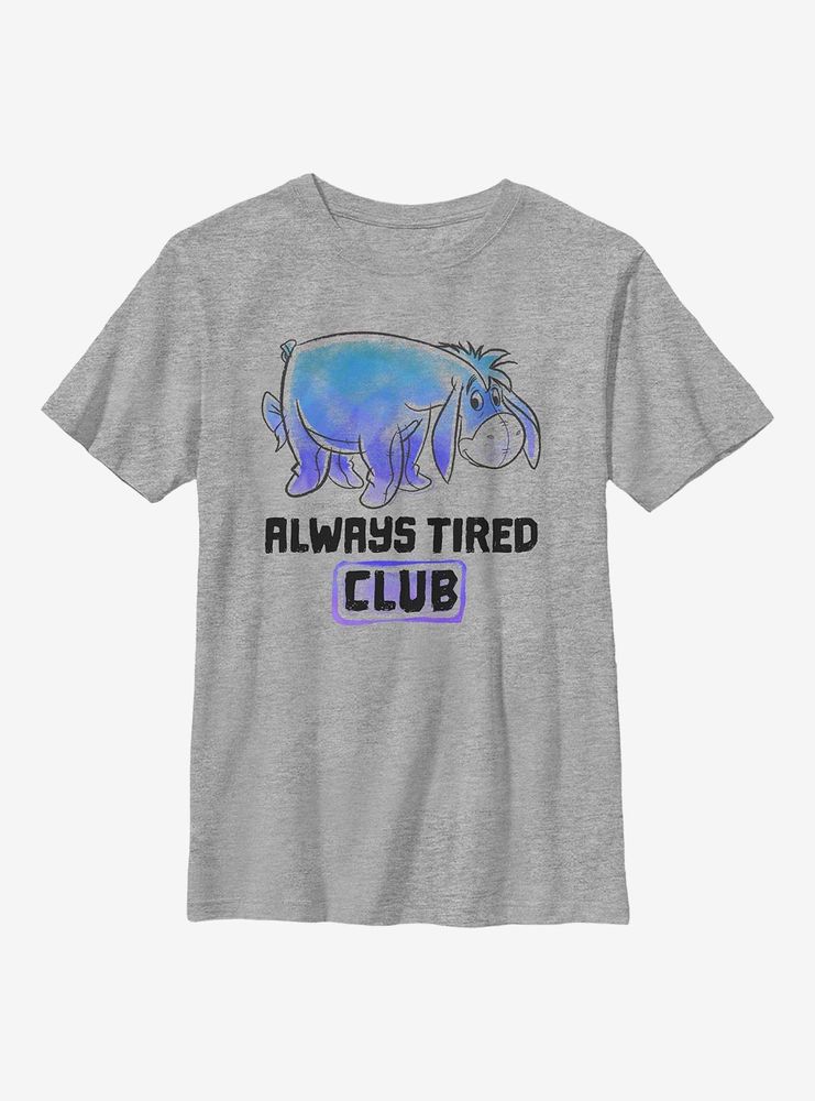 Disney Winnie The Pooh Eeyore Tired Club Youth T-Shirt