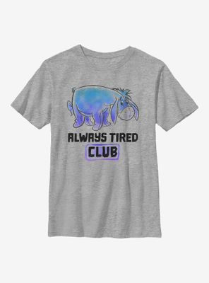 Disney Winnie The Pooh Eeyore Tired Club Youth T-Shirt