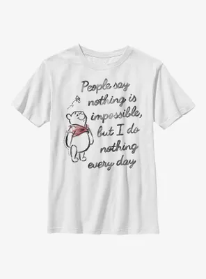 Disney Winnie The Pooh Impossible Youth T-Shirt