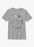 Disney The Nightmare Before Christmas Jack Emotions Spiral Youth T-Shirt