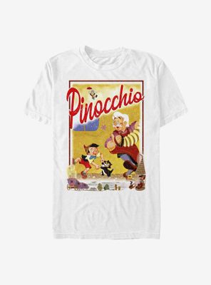 Disney Pinocchio Story Book Poster T-Shirt