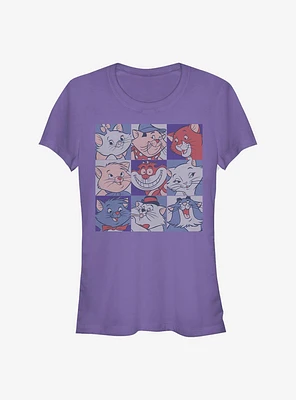 Disney Classic Cats Squared Girls T-Shirt