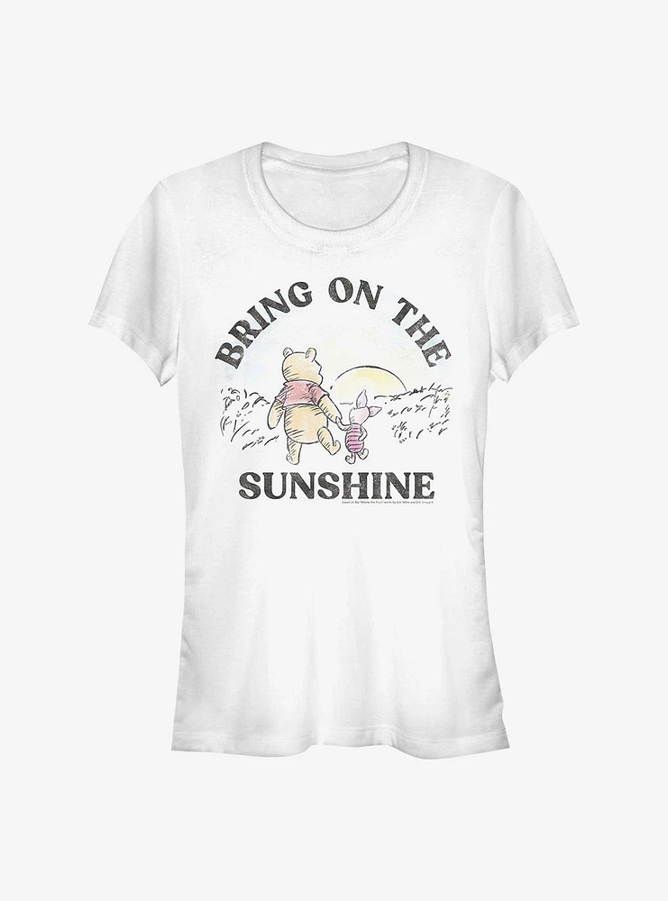 Disney Winnie The Pooh Bring On Sunshine Girls T-Shirt