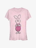 Disney Winnie The Pooh Basic Sketch Piglet Girls T-Shirt