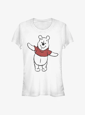 Disney Winnie The Pooh Basic Sketch Girls T-Shirt