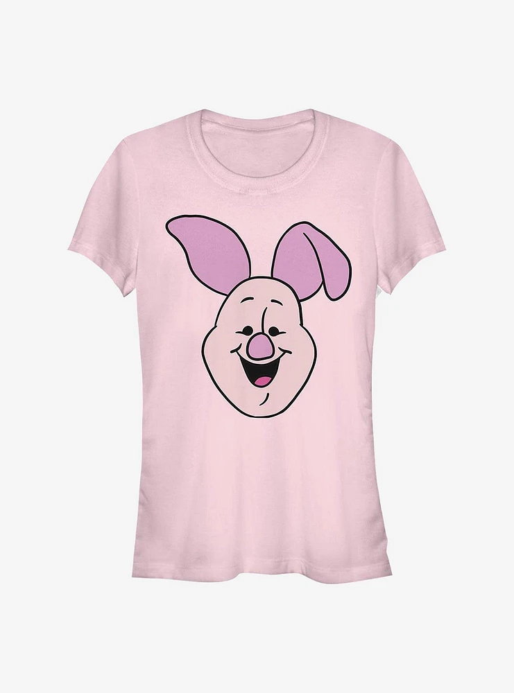 Disney Winnie The Pooh Piglet Big Face Girls T-Shirt