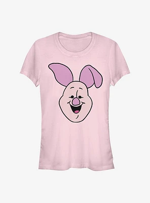 Disney Winnie The Pooh Piglet Big Face Girls T-Shirt