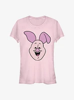 Disney Winnie The Pooh Piglet Big Face Girls T-Shirt