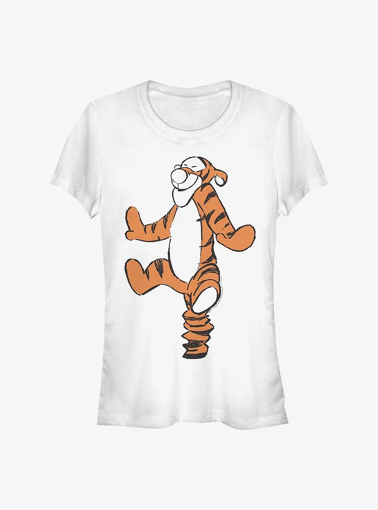 Disney Winnie The Pooh Basic Sketch Tigger Girls T-Shirt