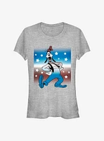 Disney Goofy Patriotic Goof Girls T-Shirt