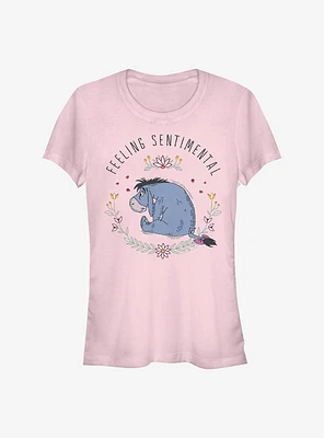 Disney Winnie The Pooh Eeyore Flowers Girls T-Shirt