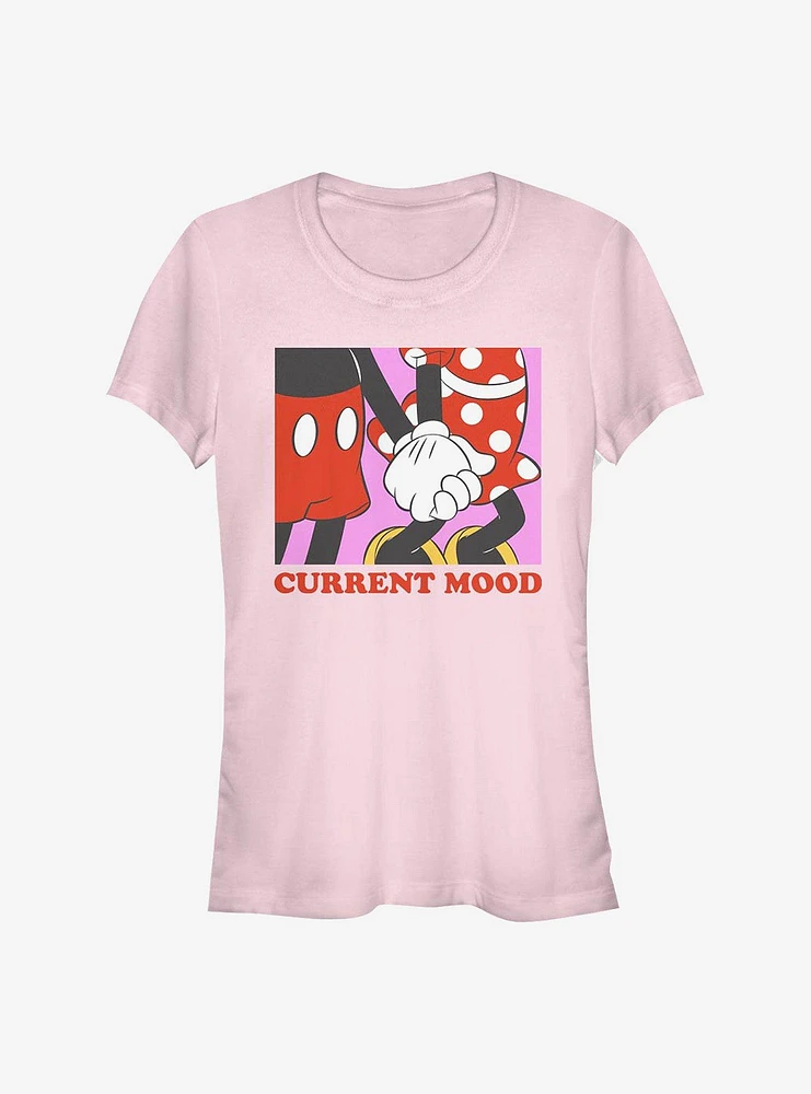 Disney Mickey Mouse & Minnie Current Mood Girls T-Shirt