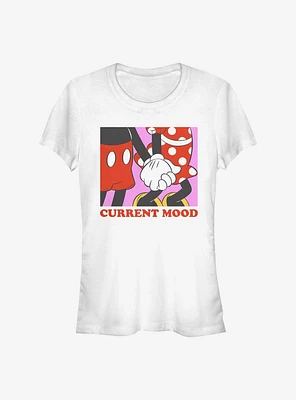 Disney Mickey Mouse & Minnie Current Mood Girls T-Shirt