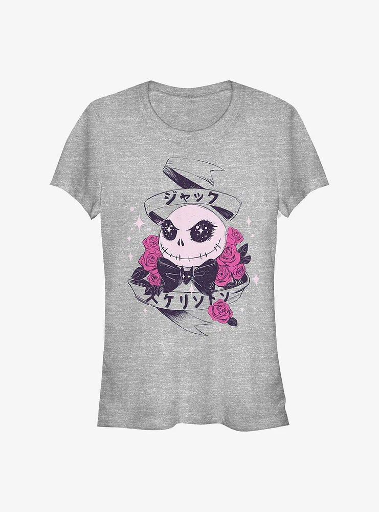 Disney The Nightmare Before Christmas Cutie Japanese Text Girls T-Shirt