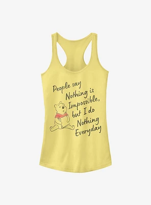 Disney Winnie The Pooh Nothing Is Impossible Girls Tank