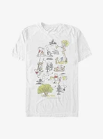 Disney Winnie The Pooh Map T-Shirt