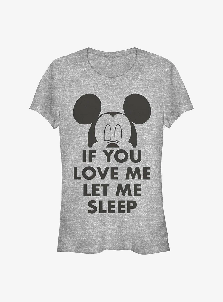 Disney Mickey Mouse Let Me Sleep Girls T-Shirt