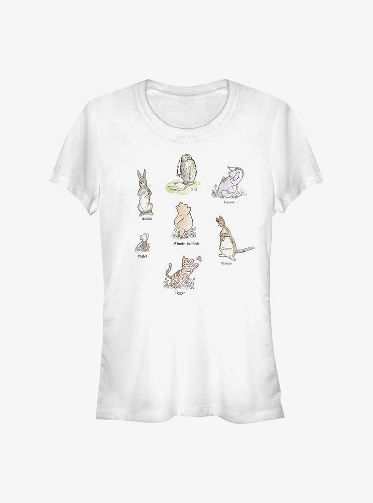 Disney Winnie The Pooh Poster Girls T-Shirt