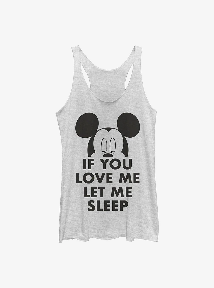 Disney Mickey Mouse Let Me Sleep Girls Tank