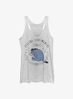 Disney Winnie The Pooh Eeyore Flowers Girls Tank