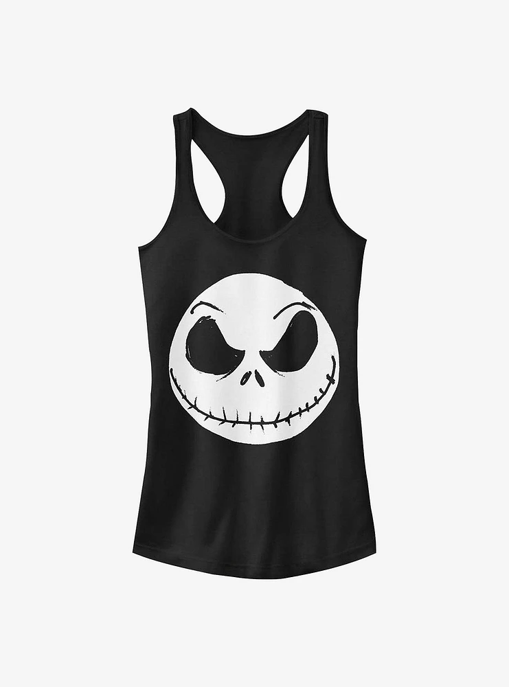 The Nightmare Before Christmas Big Face Jack Girls Tank Top