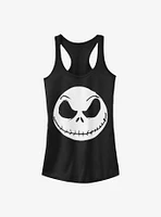 The Nightmare Before Christmas Big Face Jack Girls Tank Top