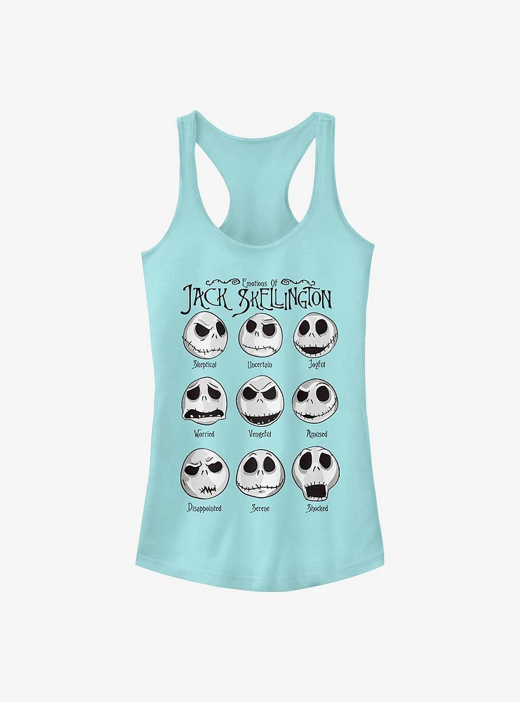 Disney The Nightmare Before Christmas Jack Emotions Girls Tank