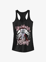 Disney The Nightmare Before Christmas Santa Jack Girls Tank