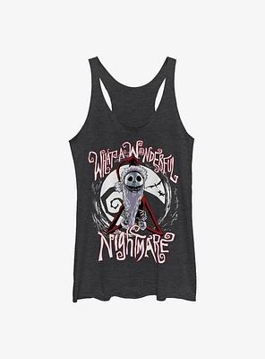 Disney The Nightmare Before Christmas Santa Jack Girls Tank