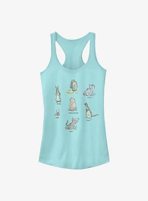 Disney Winnie The Pooh Poster Girls Tank Top