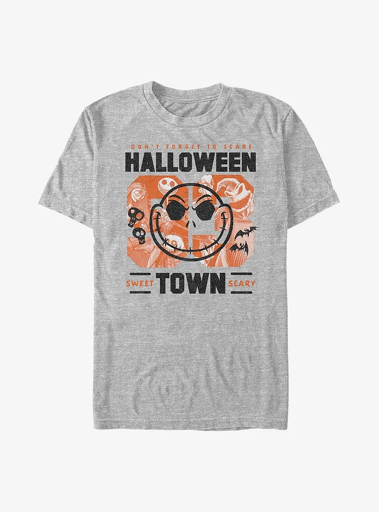 The Nightmare Before Christmas Halloweentown Collage T-Shirt