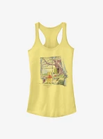 Disney Winnie The Pooh & Piglet Window Girls Tank Top