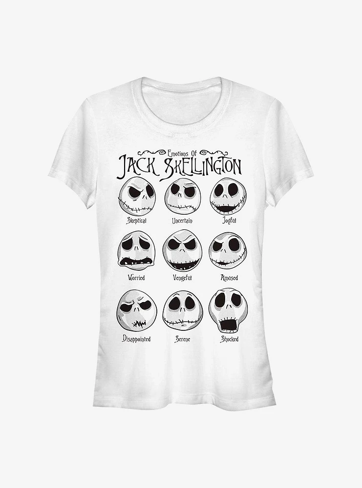 Disney The Nightmare Before Christmas Jack Emotions Girls T-Shirt