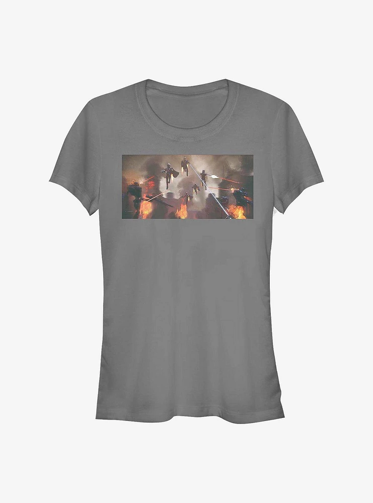 Star Wars The Mandalorian Ambush Girls T-Shirt