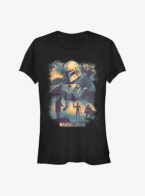 Star Wars The Mandalorian Mando Memory Girls T-Shirt