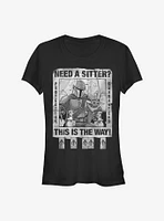 Star Wars The Mandalorian Protection Guaranteed Girls T-Shirt