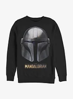 Star Wars The Mandalorian Helmet Crew Sweatshirt