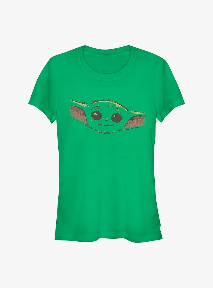 Star Wars The Mandalorian Child Big Head Girls T-Shirt