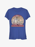 Star Wars The Mandalorian Child Inside Lines Girls T-Shirt