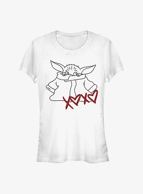 Star Wars The Mandalorian Child Xoxo Girls T-Shirt