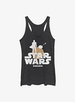 Star Wars The Mandalorian Child And Mando Duo Girls Tank