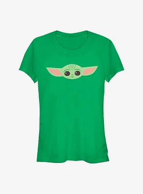 Star Wars The Mandalorian Child Cute Face Girls T-Shirt